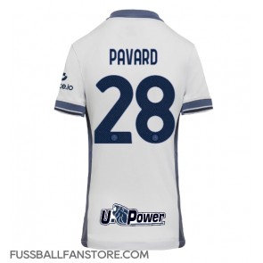 Inter Milan Benjamin Pavard #28 Replik Auswärtstrikot Damen 2024-25 Kurzarm